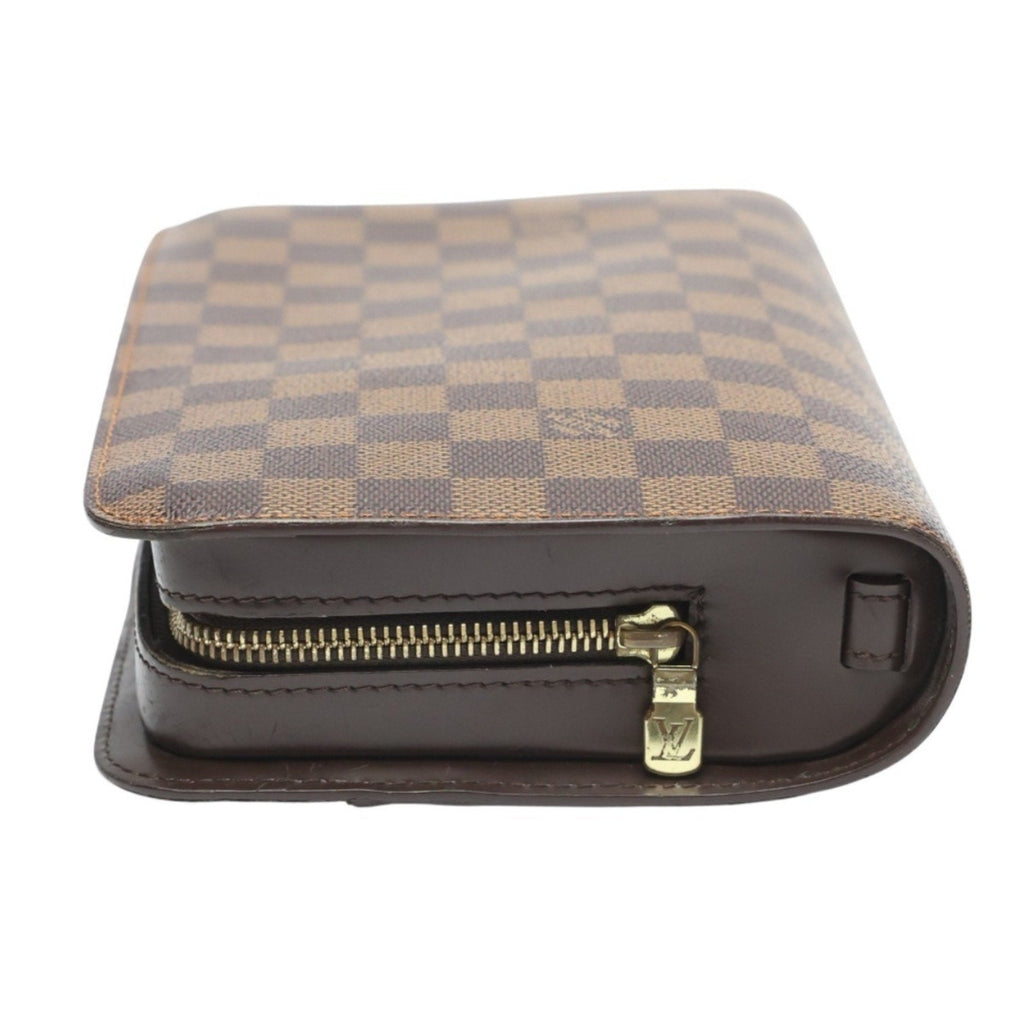 Louis Vuitton Damier Brown Damier Canvas Clutch Bag