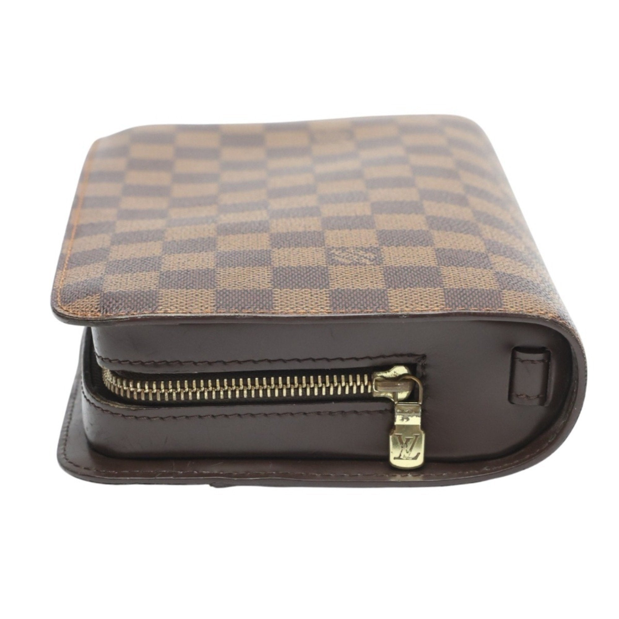Louis Vuitton Damier Brown Damier Canvas Clutch Bag
