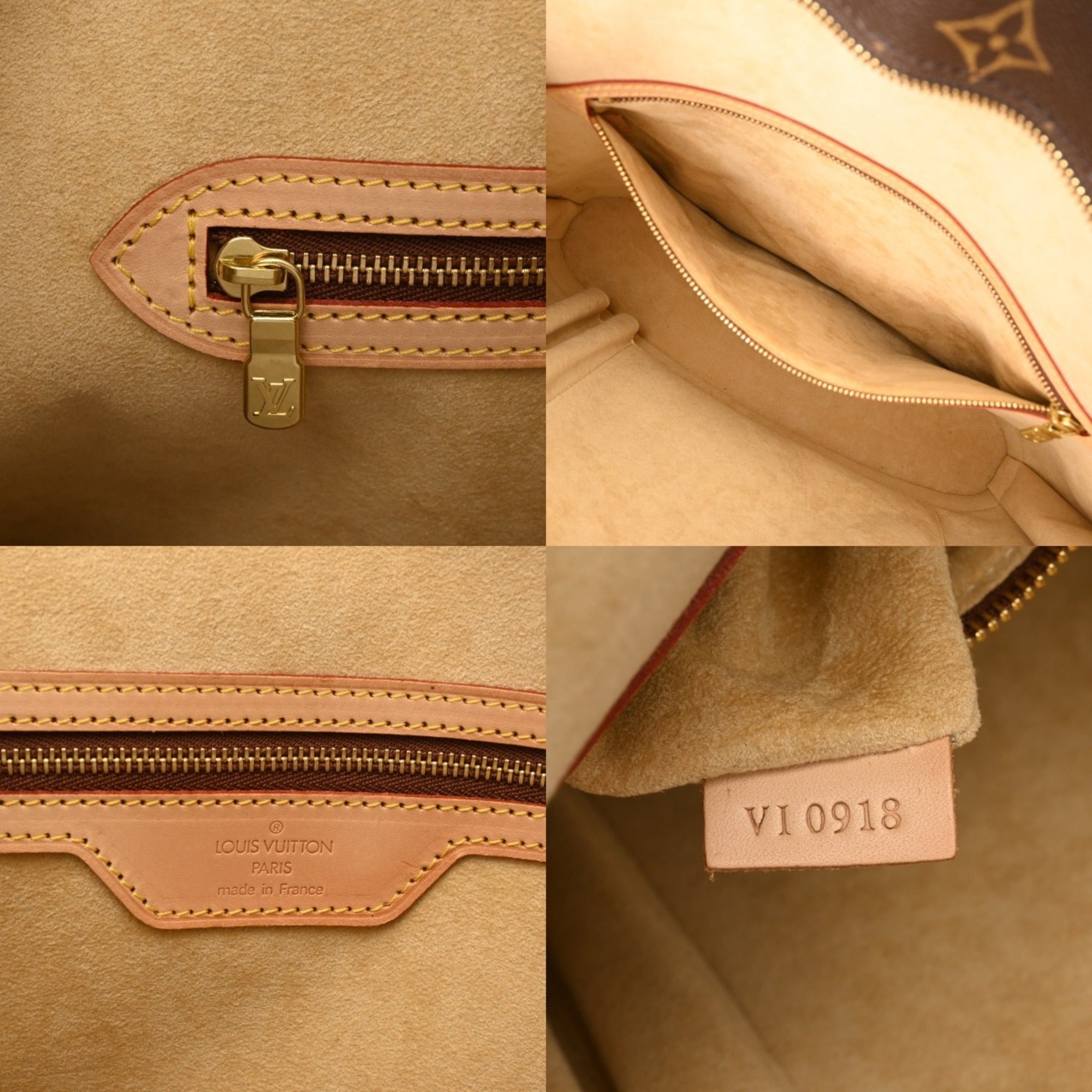 Louis Vuitton Brown Monogram Canvas Tote Bag