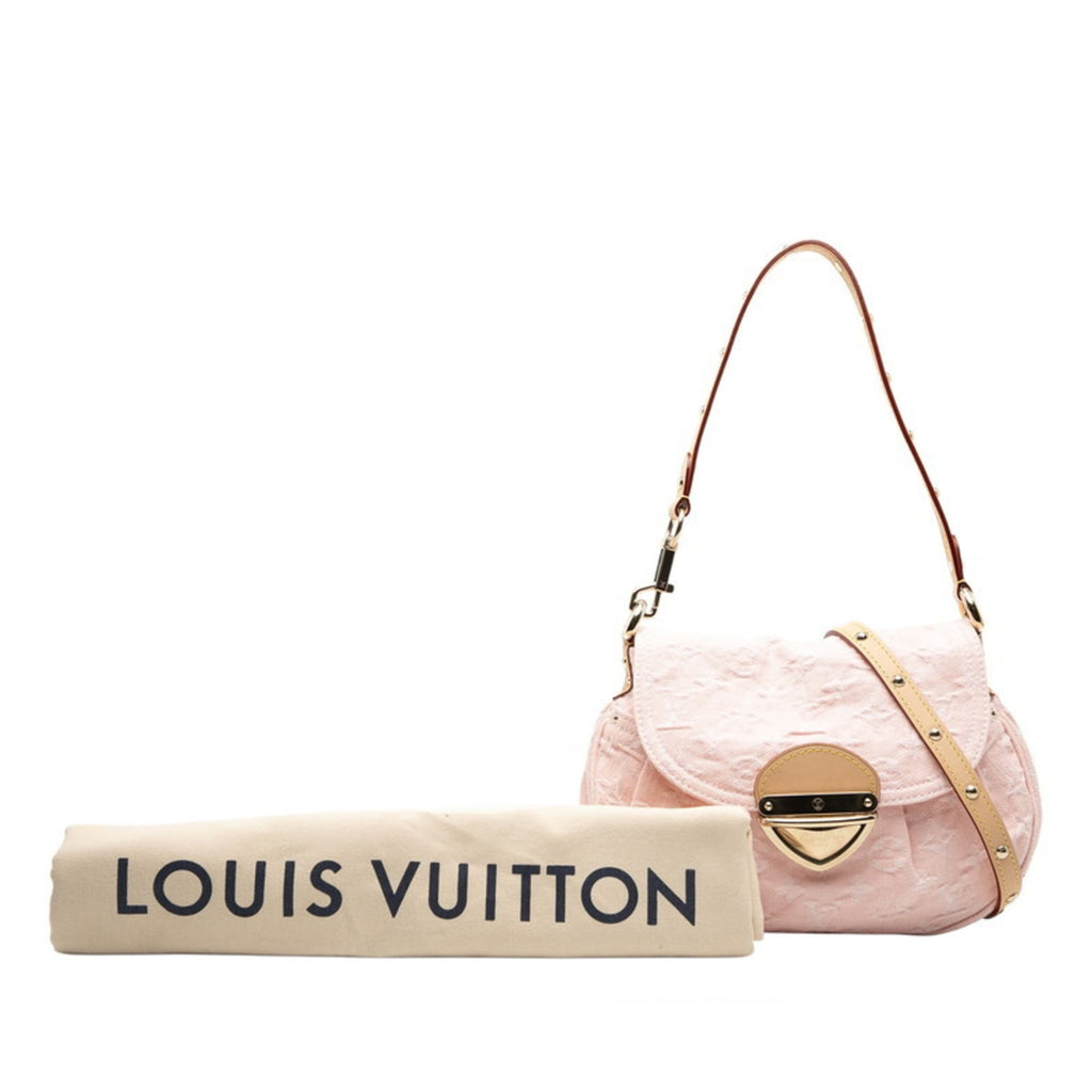 Louis Vuitton Pink Denim Shoulder Bag