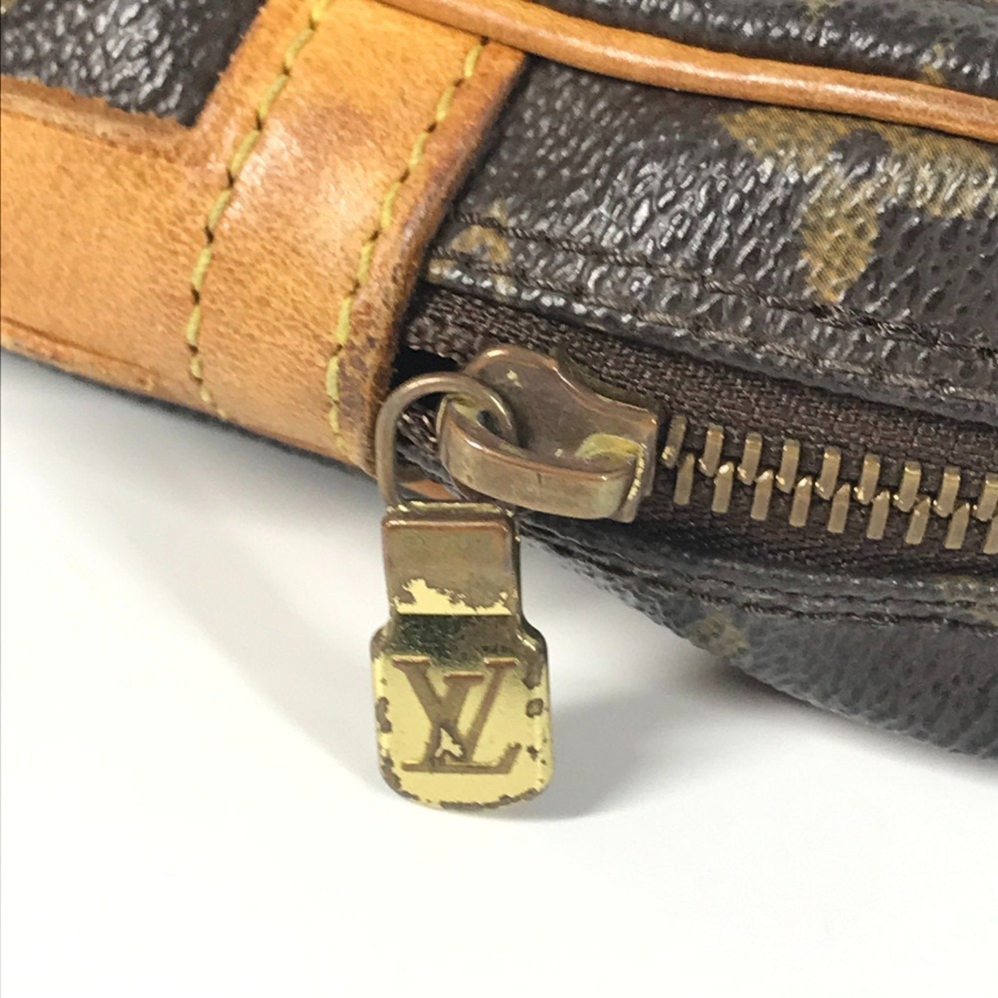 Louis Vuitton Brown Monogram Canvas Pochette Shoulder Bag