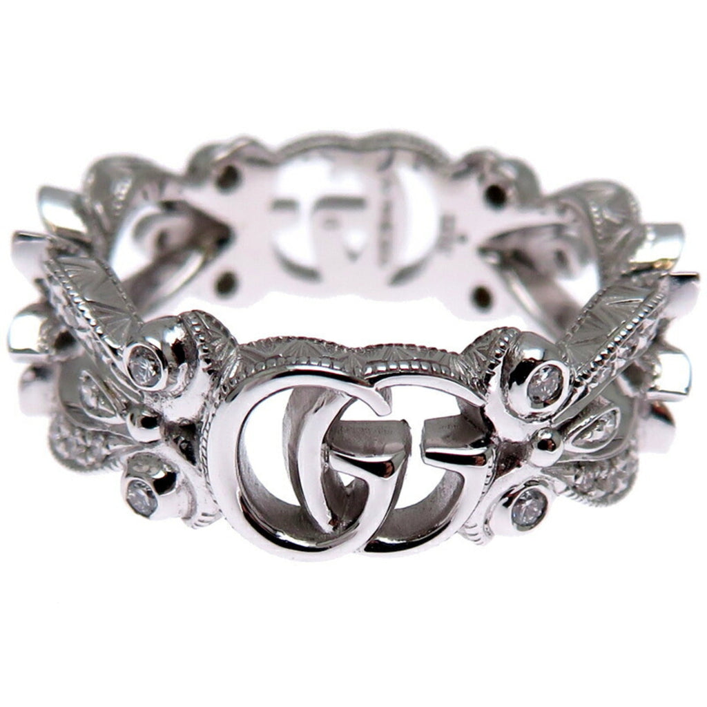 Gucci White Gold (18K) Band Ring (Pre-Owned)