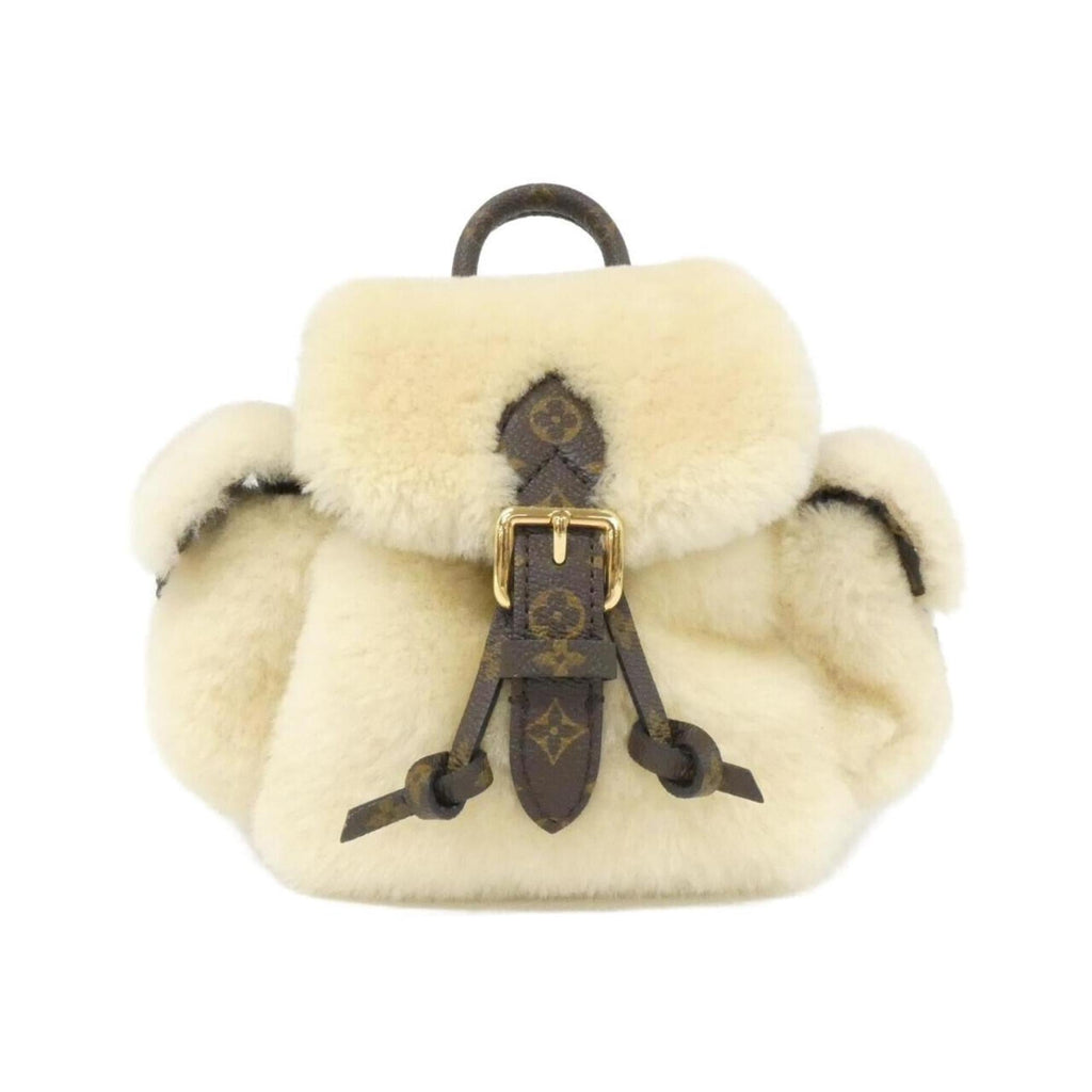 Louis Vuitton Cream Coated Canvas Backpack