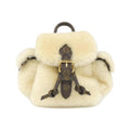 Louis Vuitton Cream Coated Canvas Backpack
