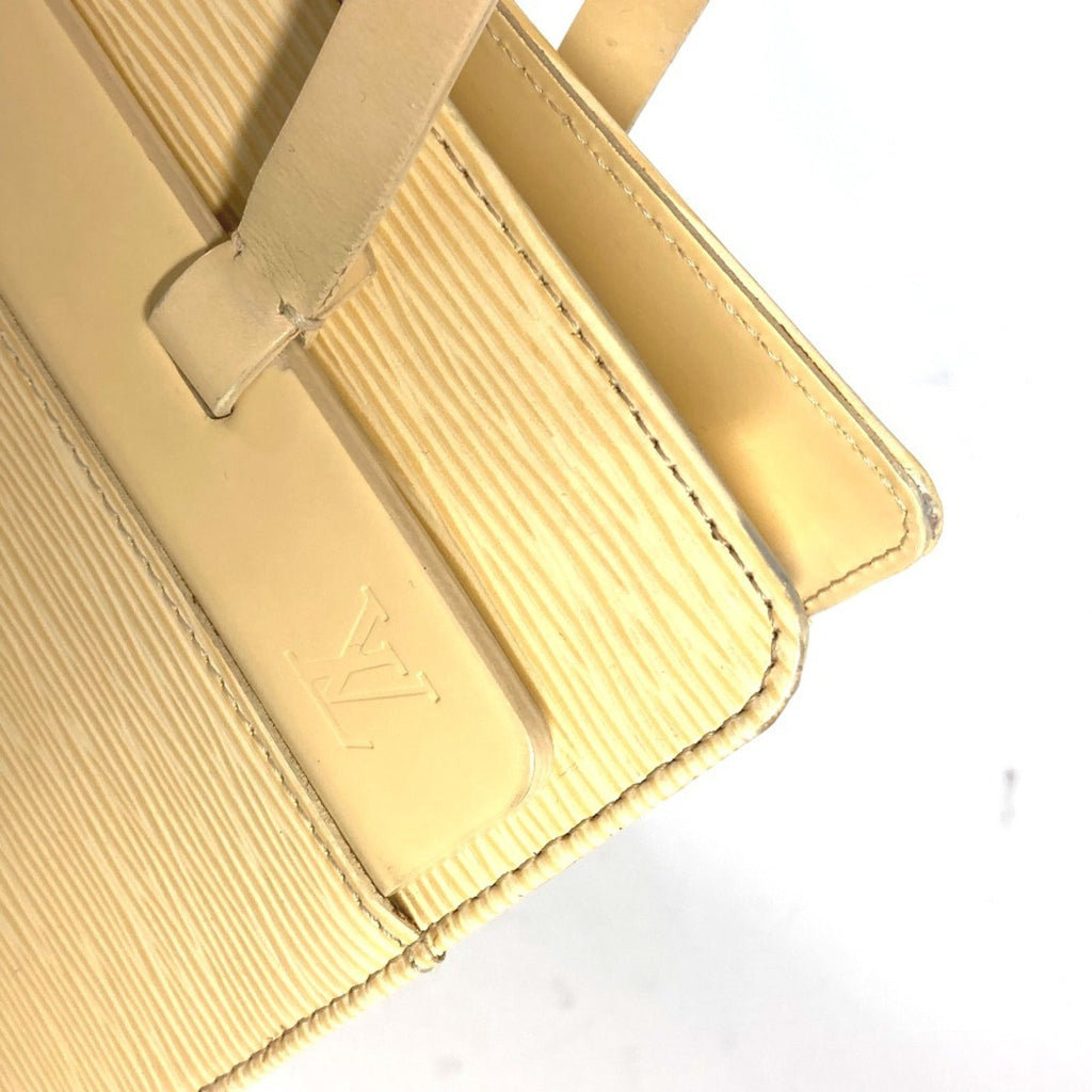 Louis Vuitton Vanilla Yellow Epi Leather Shoulder Bag Tote Bag