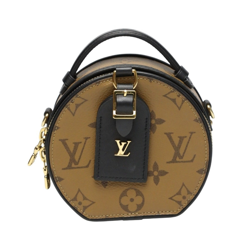 Louis Vuitton Brown Monogram Reverse Monogram Reverse Shoulder Bag