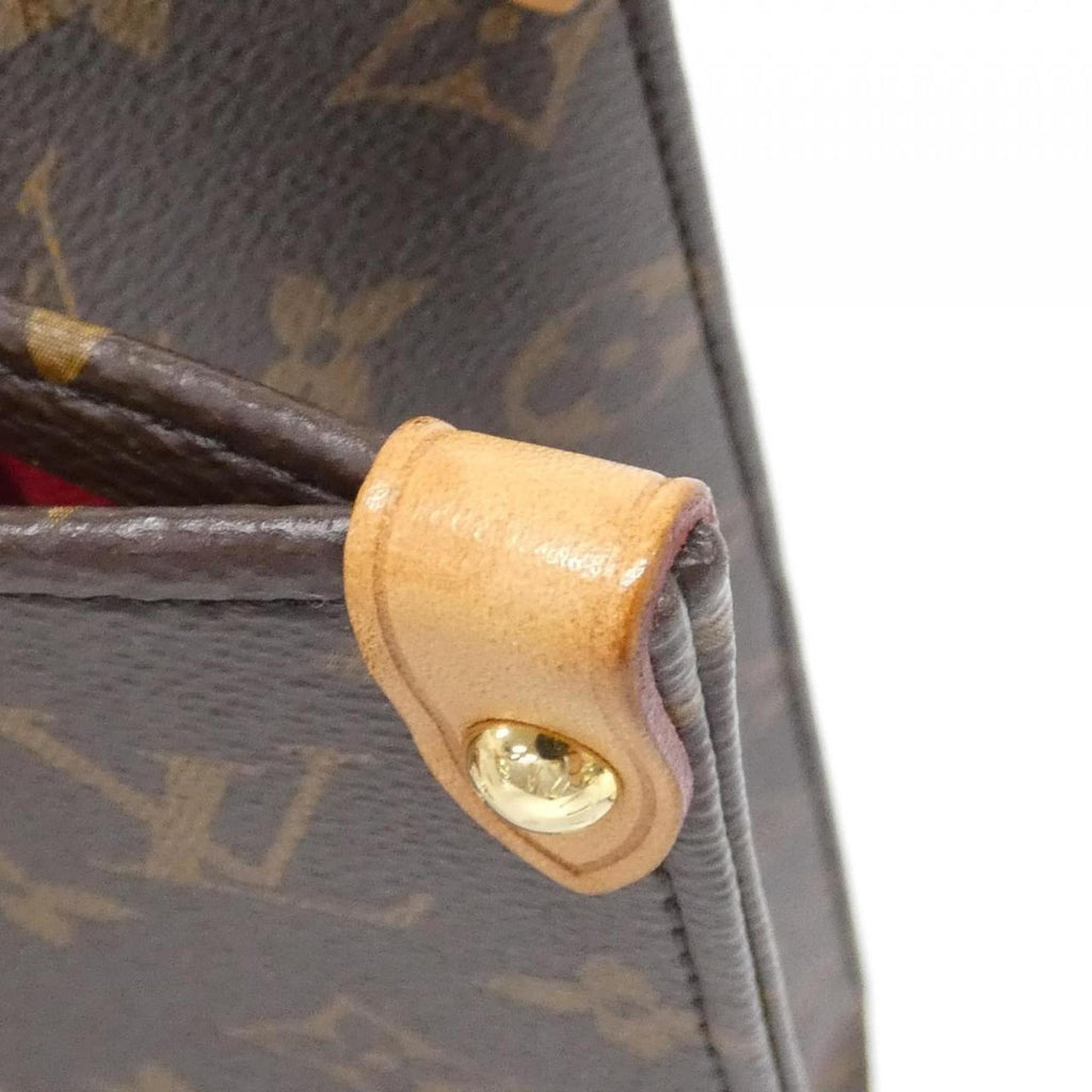 Louis Vuitton Brown Marron Coated Canvas Handbag