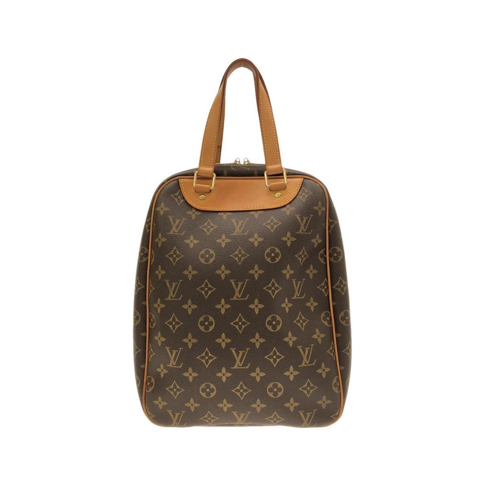 Louis Vuitton Marron Coated Canvas Handbag