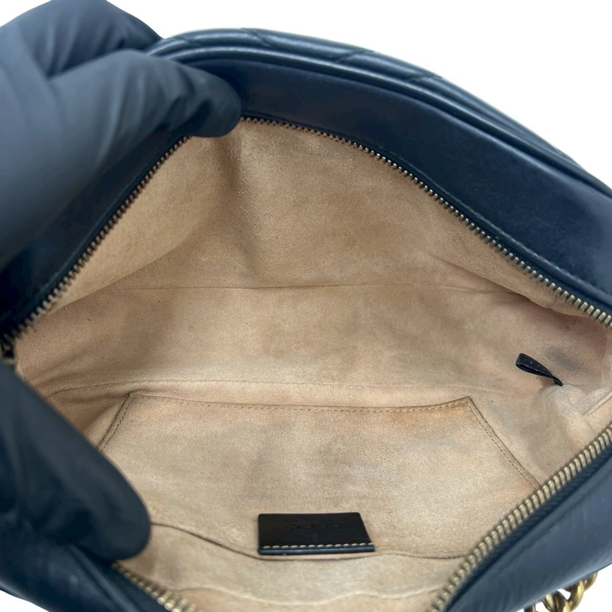 Gucci Black Leather Pochette Shoulder Bag (Pre-Owned)