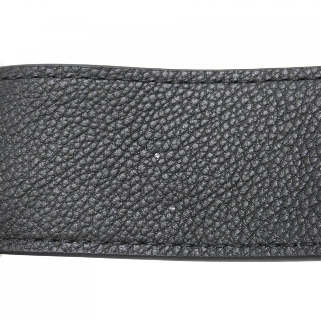 Louis Vuitton Beige Black Leather Boston Bag