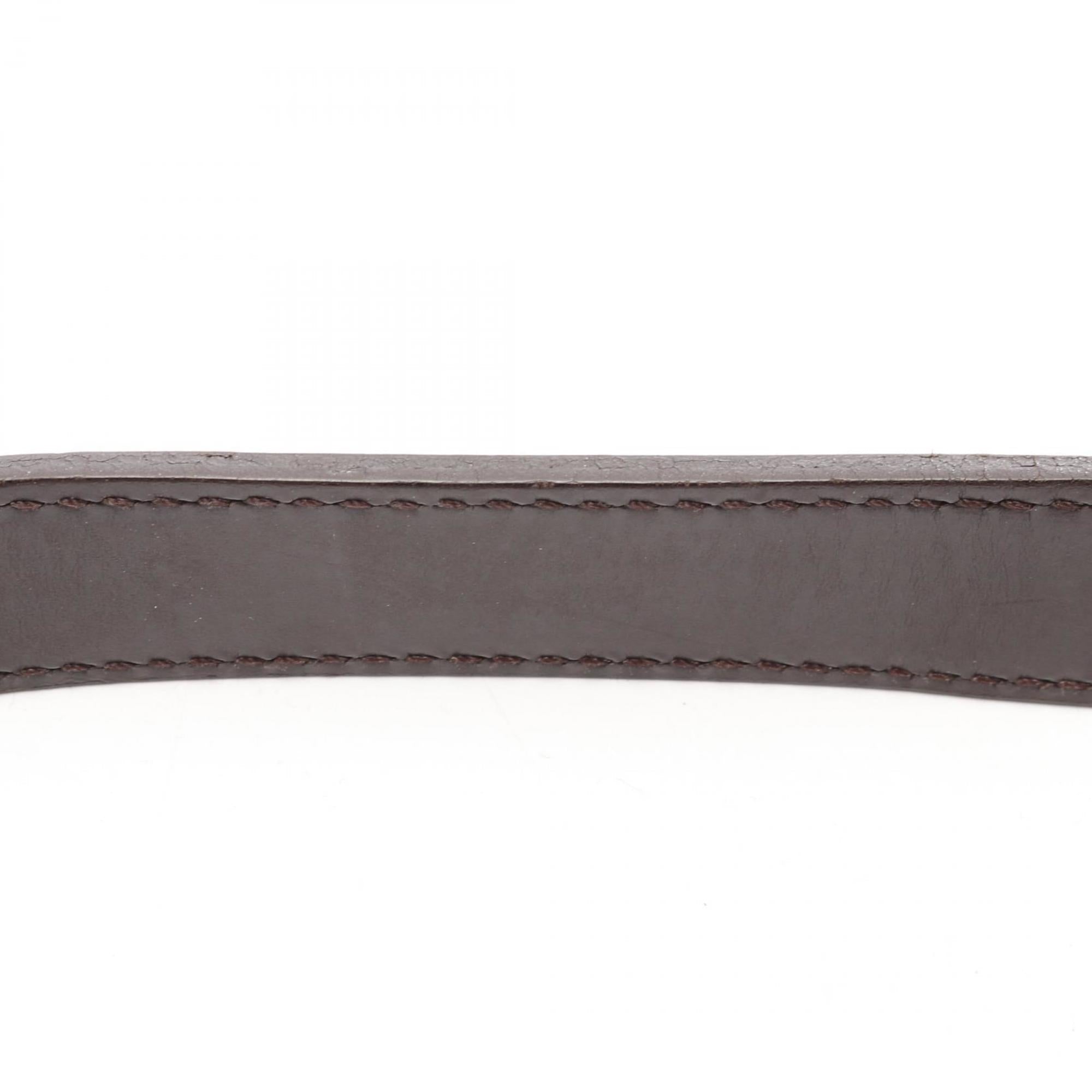 Louis Vuitton Brown Coated Canvas Shoulder Bag