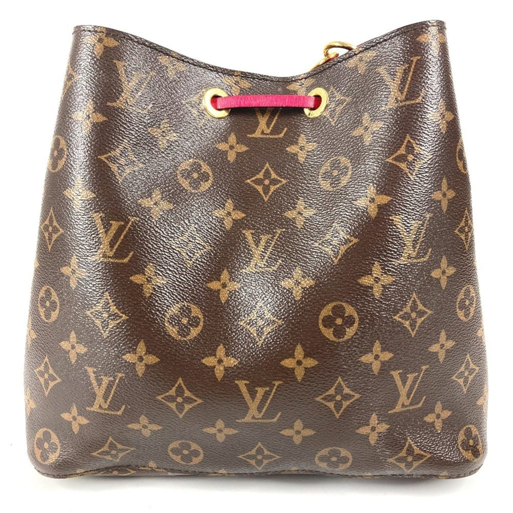 Louis Vuitton Brown Pink Monogram Shoulder Bag