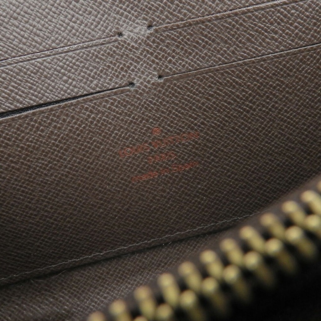 Louis Vuitton Damier Canvas Ebene Pvc Long Wallet