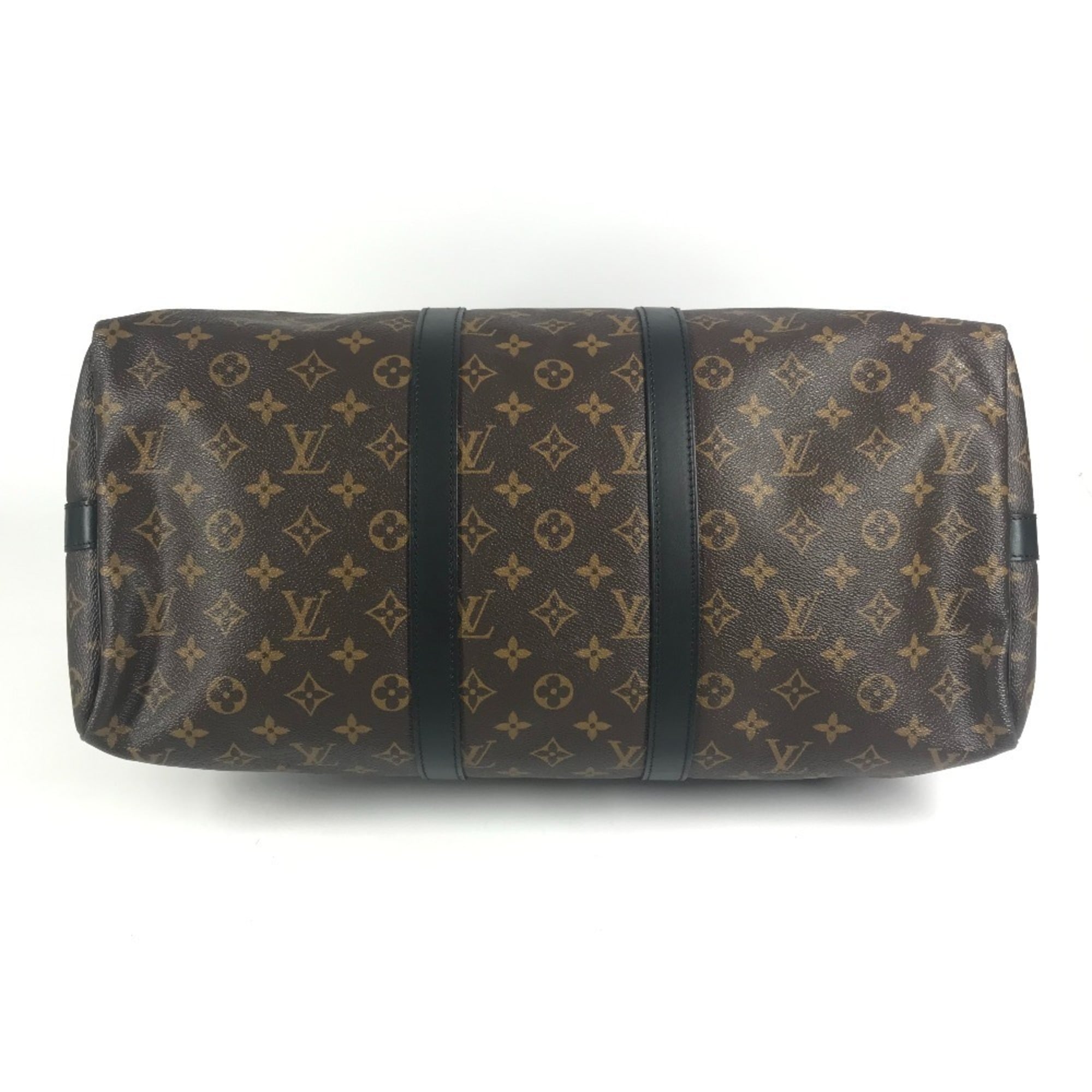 Louis Vuitton Monogram Macassar Black Brown Galle Monogram Monogram Boston Bag Shoulder Bag