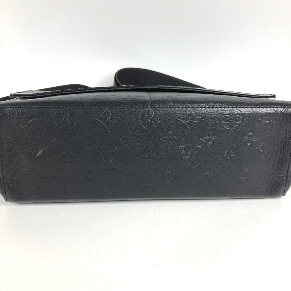 Louis Vuitton Monogram Shadow Black Monogram Shadow Messenger Bag Shoulder Bag