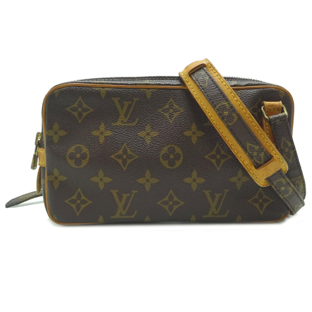 Louis Vuitton Brown Monogram Pochette Shoulder Bag