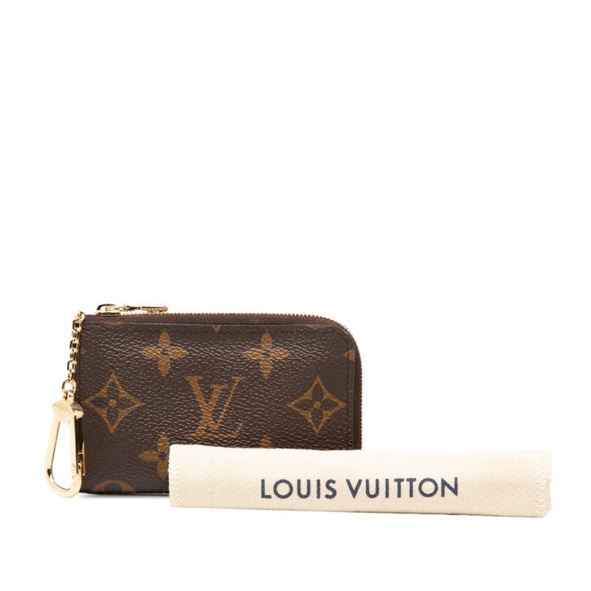 Louis Vuitton Brown Pvc Leather Coin Purse/Coin Case