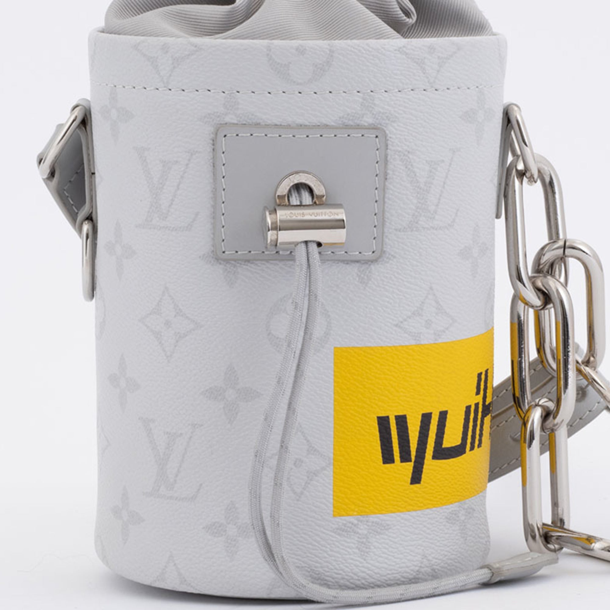 Louis Vuitton Monogram Light Gray White Monogram Shoulder Bag