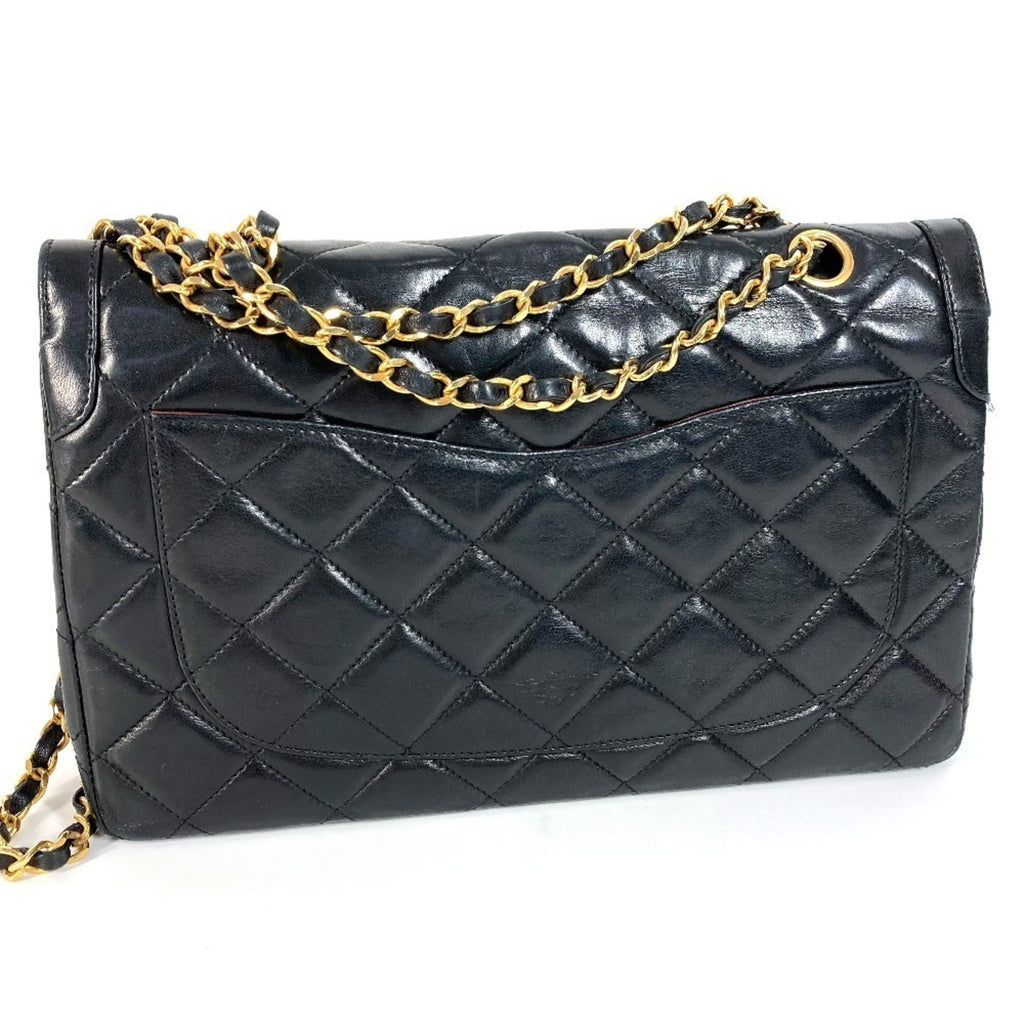 Chanel Black Leather Shoulder Bag