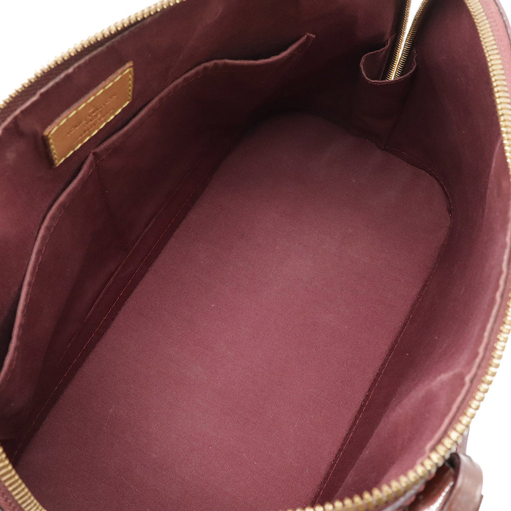 Louis Vuitton Bordeaux Rouge Fauviste Monogram Vernis Handbag