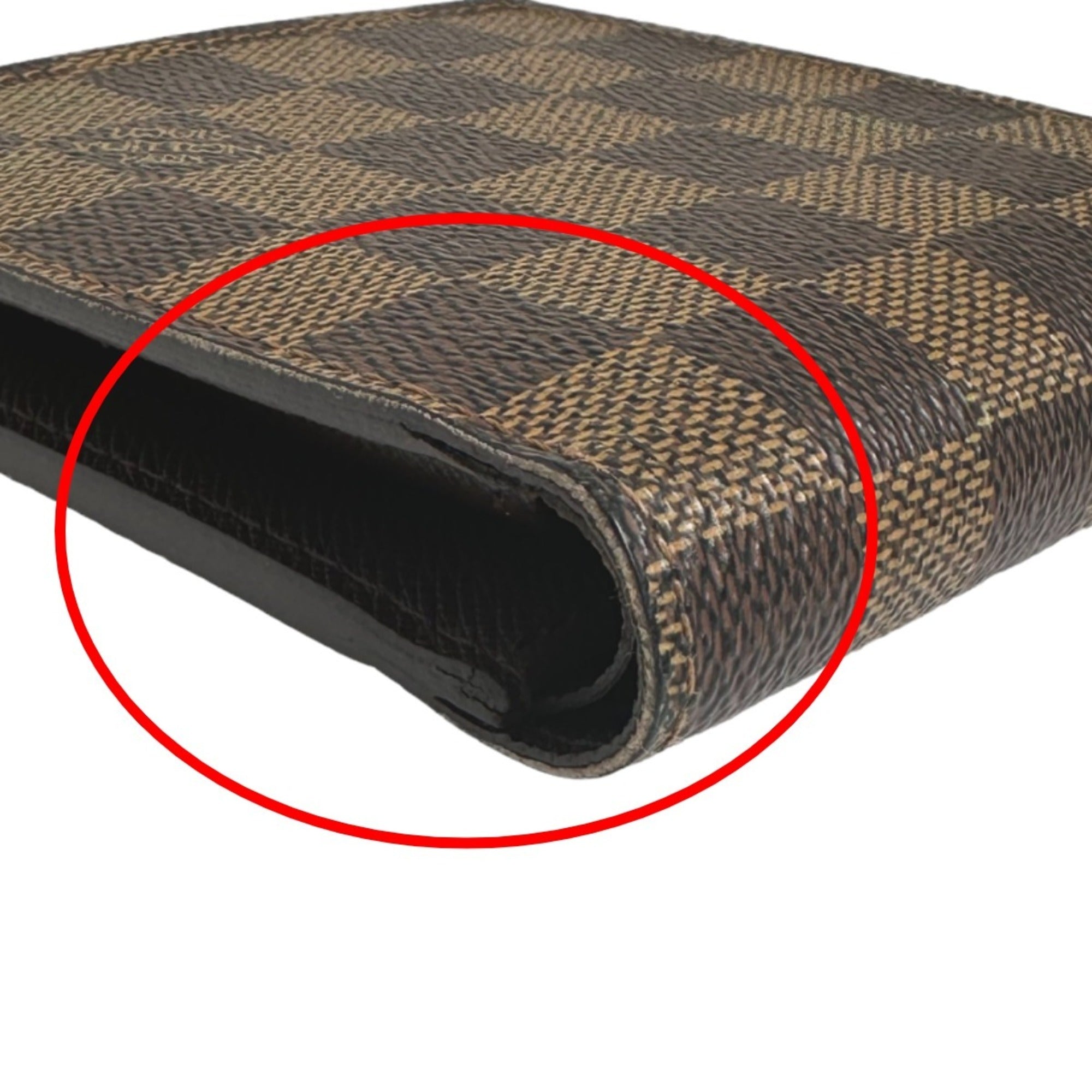 Louis Vuitton Brown Damier Canvas Wallet