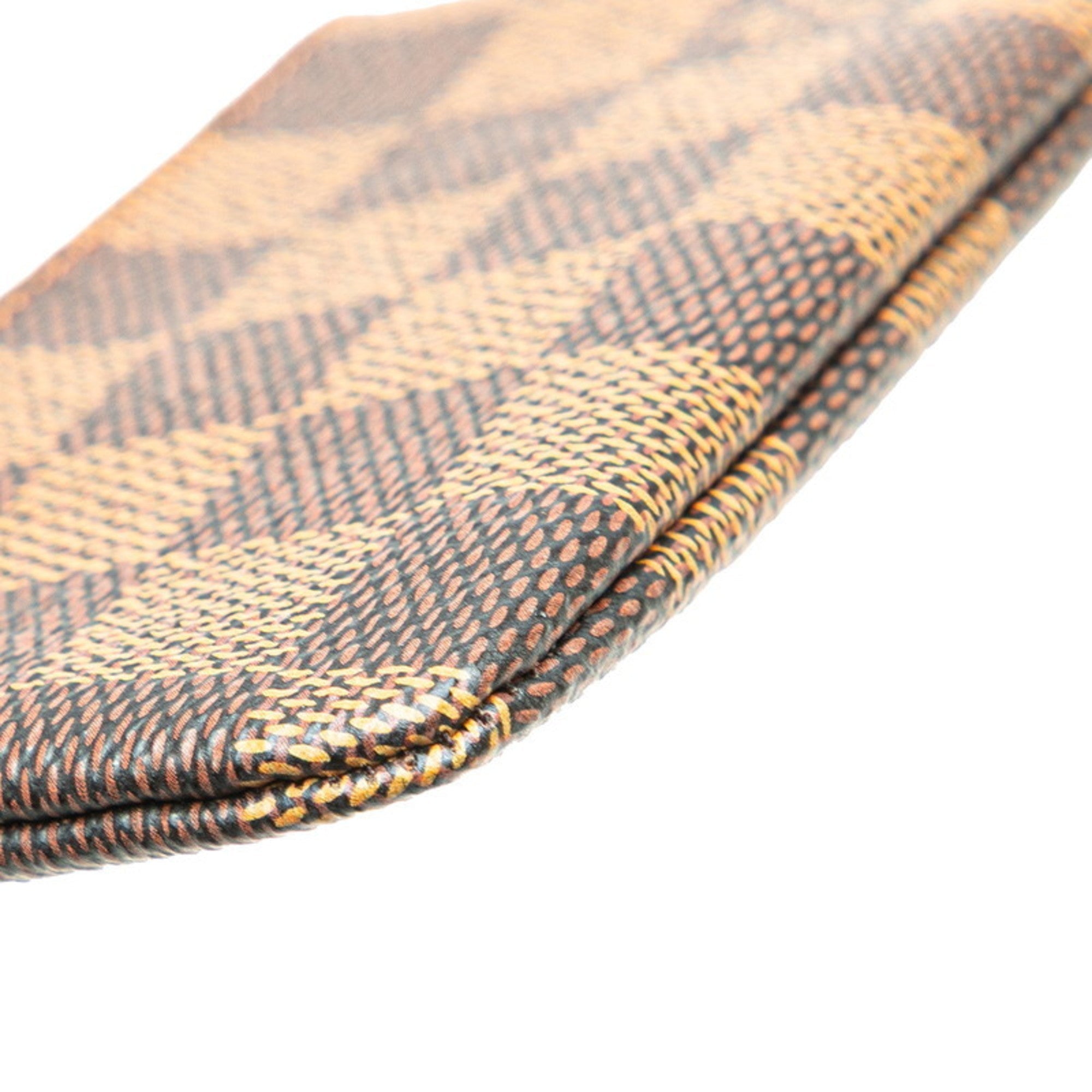Louis Vuitton Brown Pvc Leather Coin Purse/Coin Case