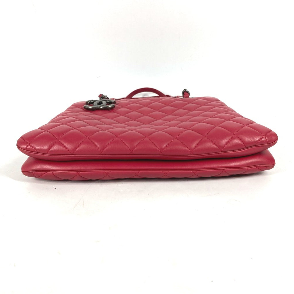 Chanel Pink Leather Tote Bag