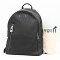 Louis Vuitton Black Leather Backpack
