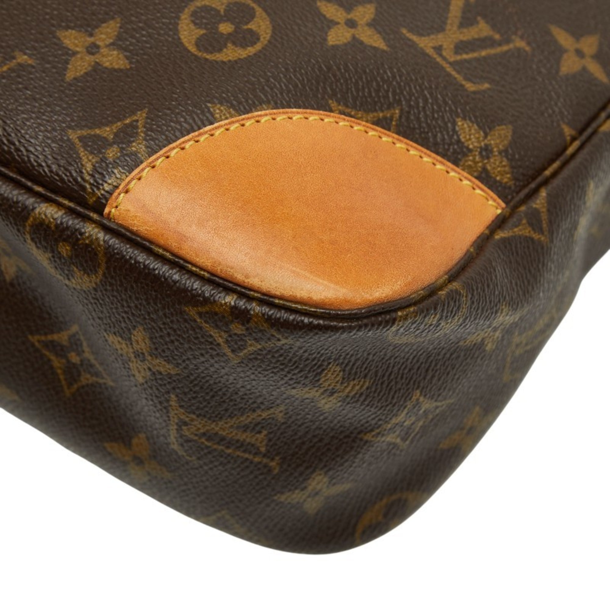 Louis Vuitton Brown Pvc Leather Shoulder Bag