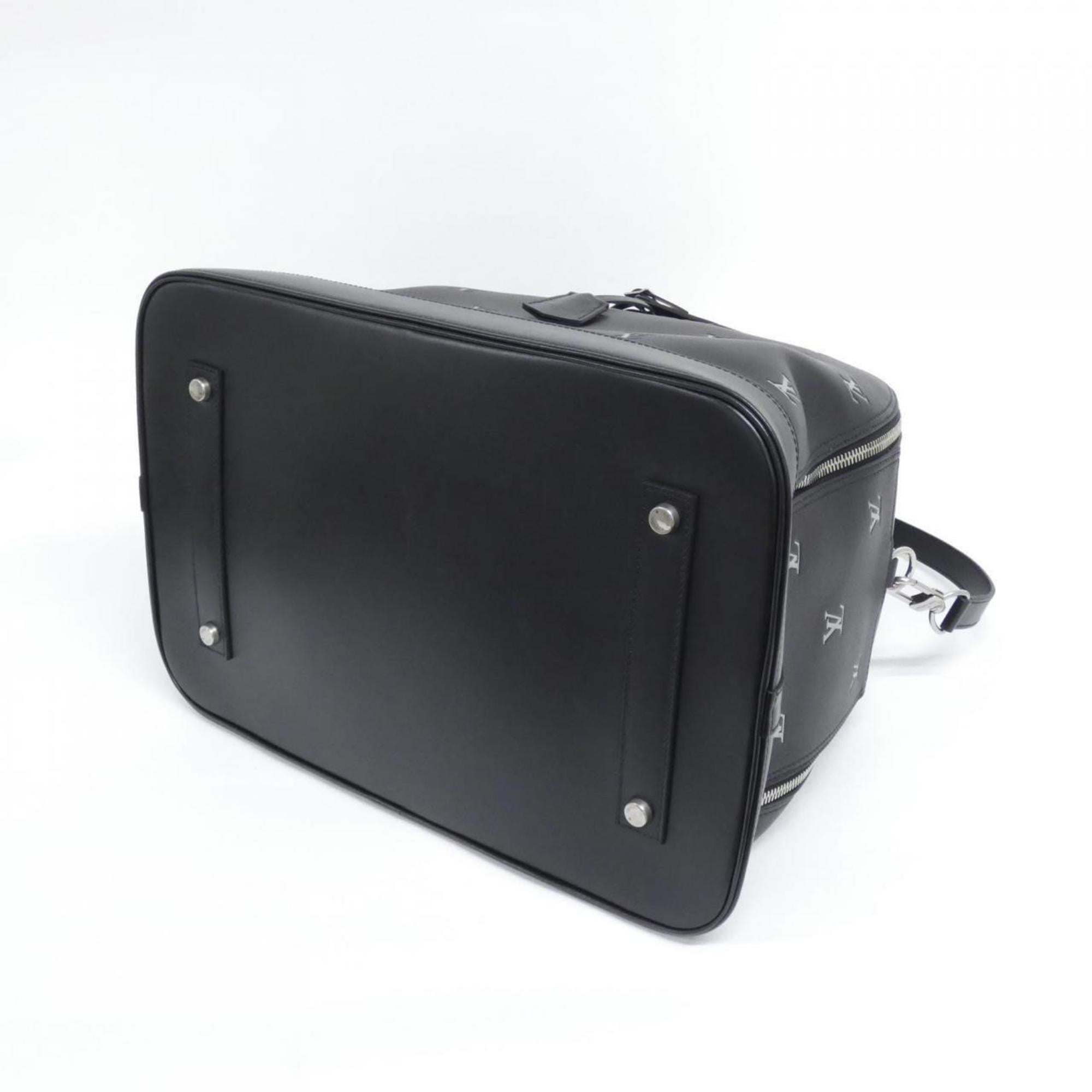 Louis Vuitton Black Leather Handbag