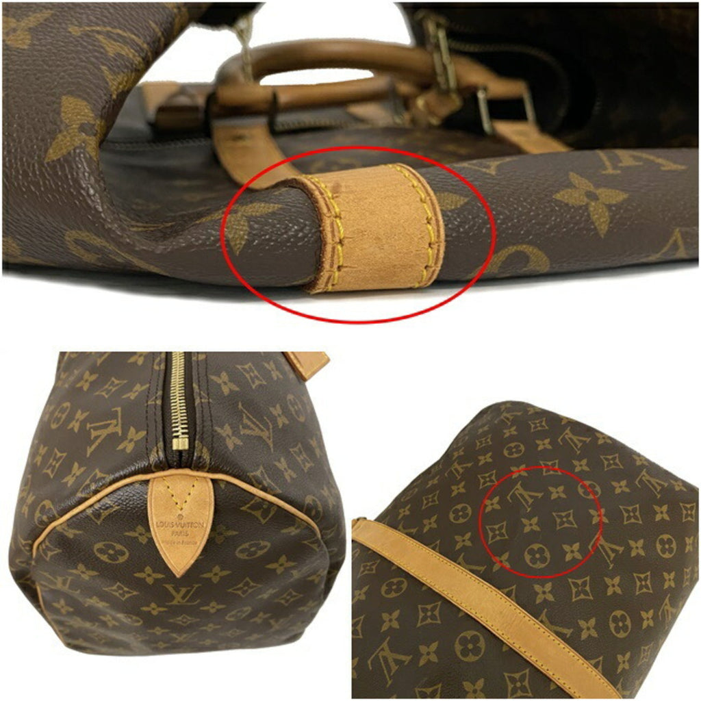 Louis Vuitton Boston Bag Keepol 55 Br Beige Monogram M41424 Nume MI0951 LOUIS VUITTON Handbag Unisex Louis Vuitton