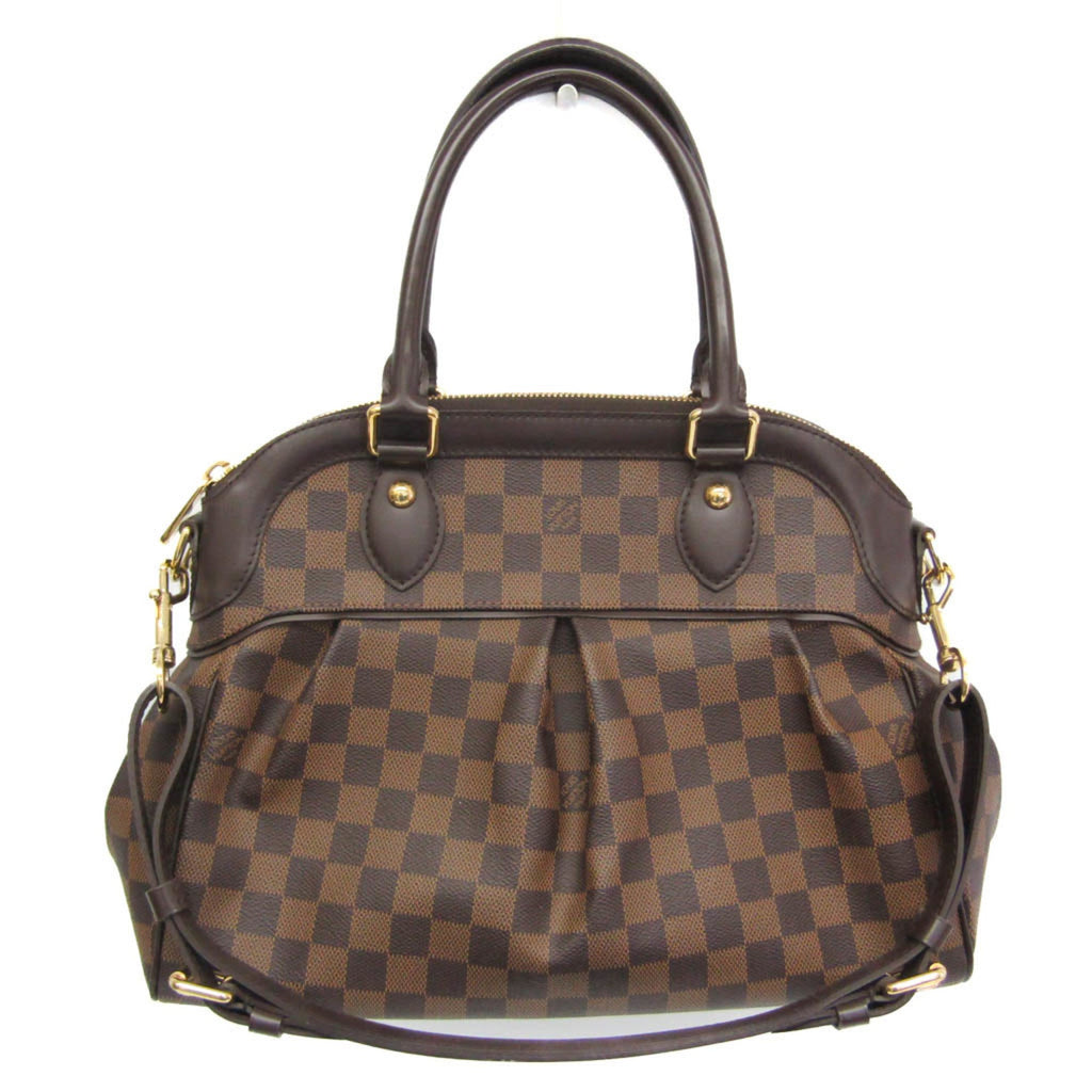 Louis Vuitton Damier Ebene Damier Canvas Handbag Shoulder Bag