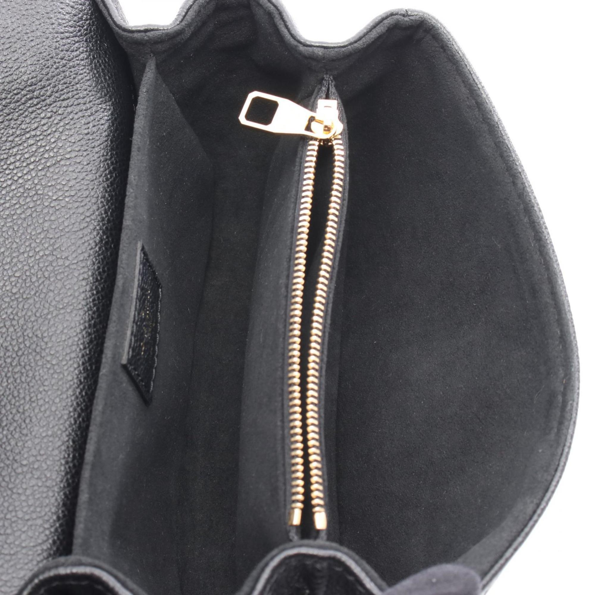 Louis Vuitton Black Noir Monogram Empreinte Handbag