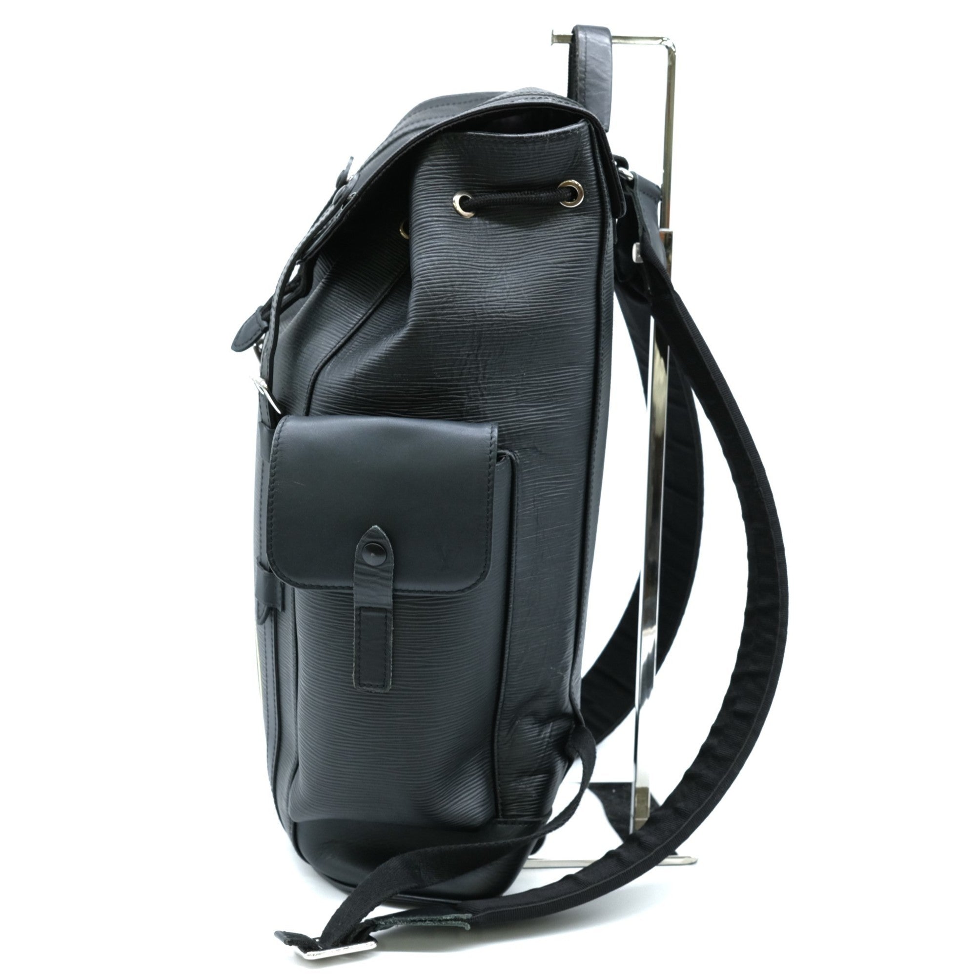 Louis Vuitton Black Epi Leather Backpack