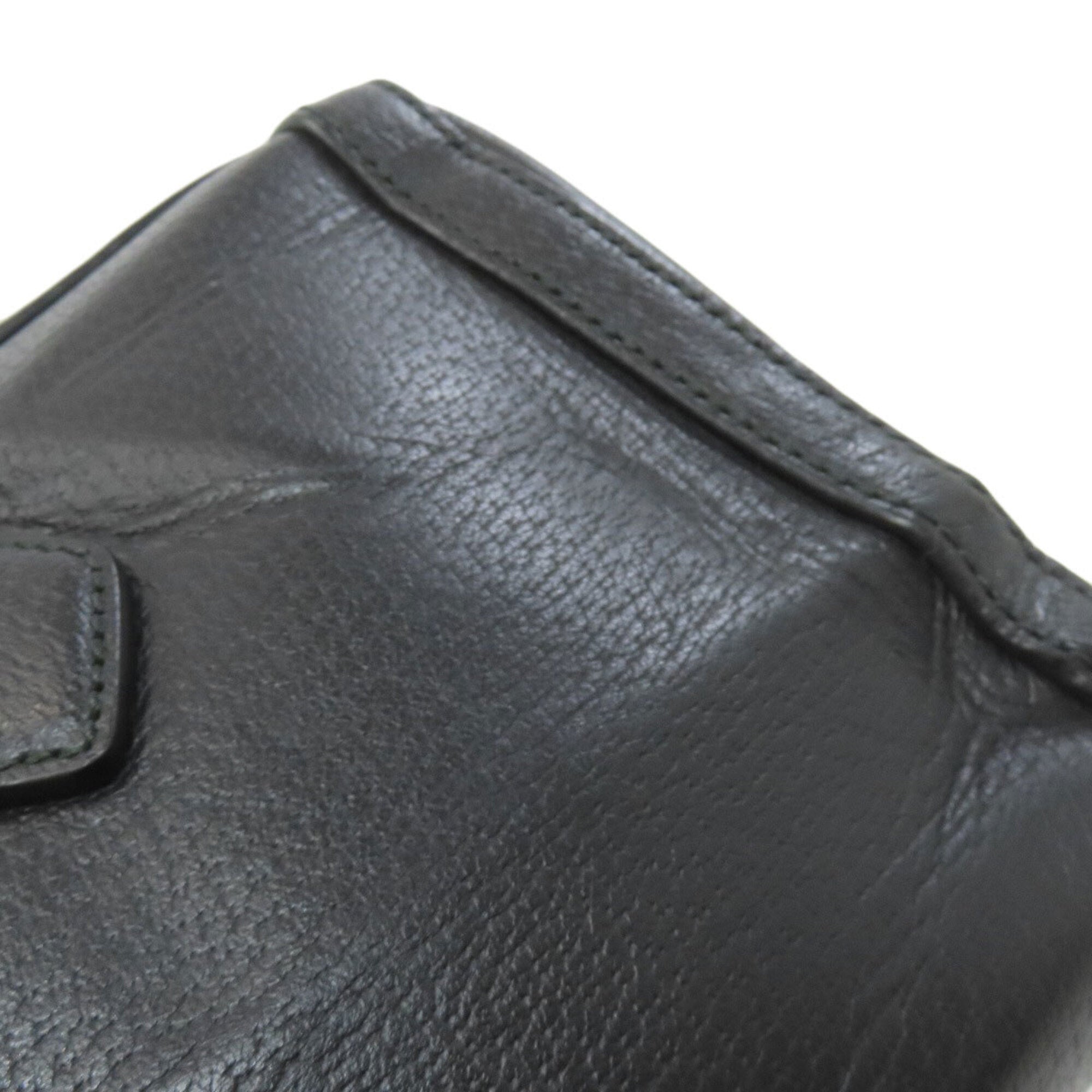 Gucci Black Leather Handbag (Pre-Owned)