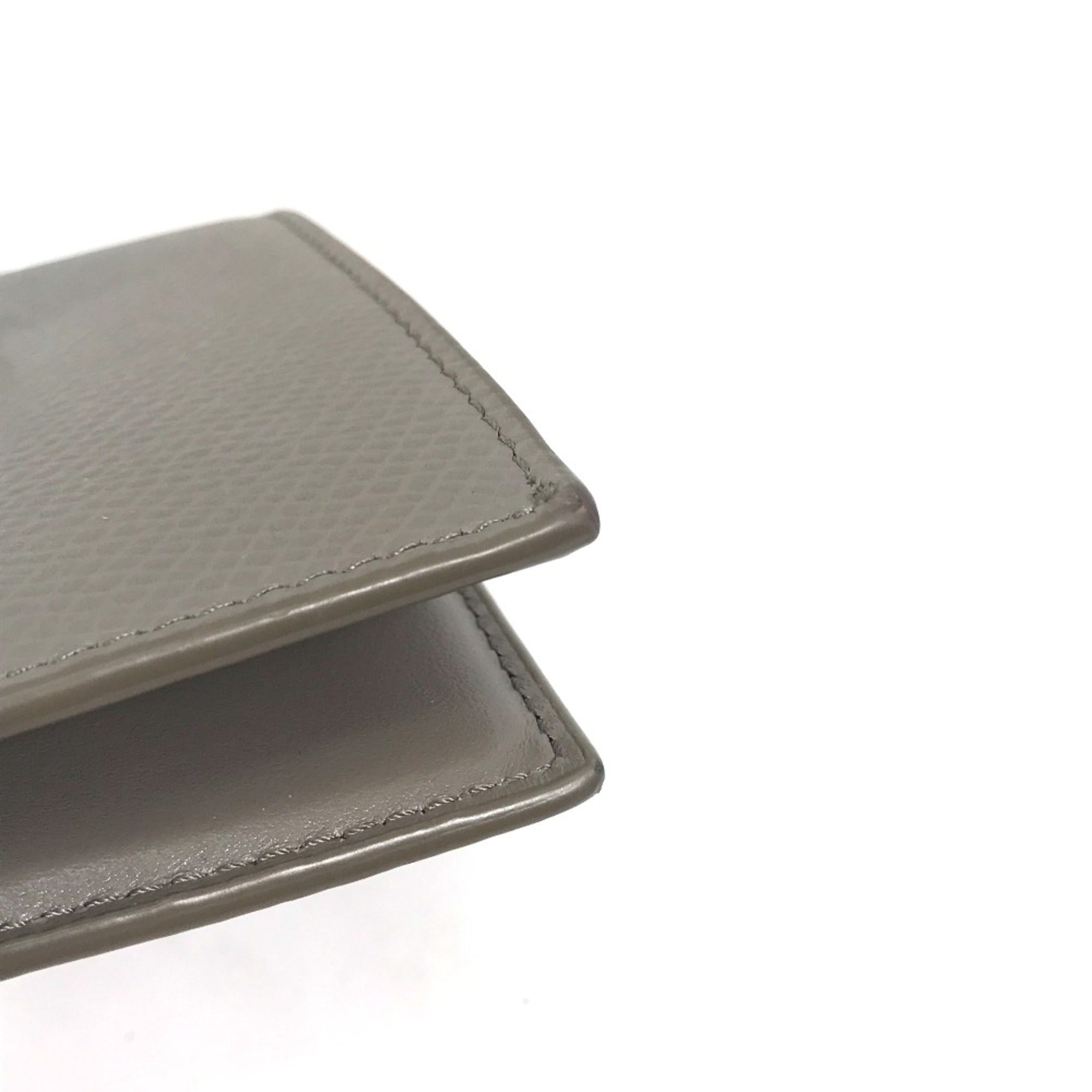 Celine Gray Leather Wallet (Tri-Fold)