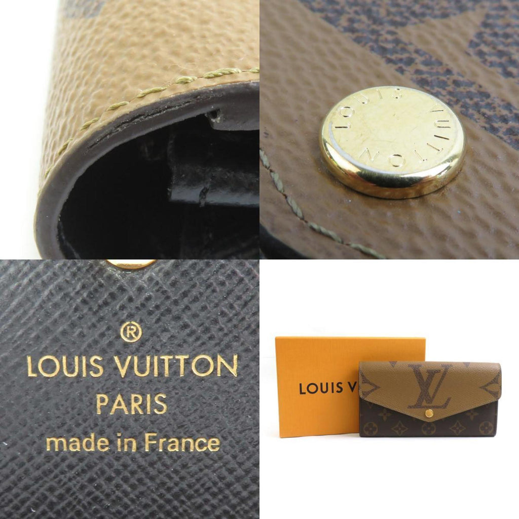 Louis Vuitton Brown Monogram Reverse Monogram Reverse Long Wallet
