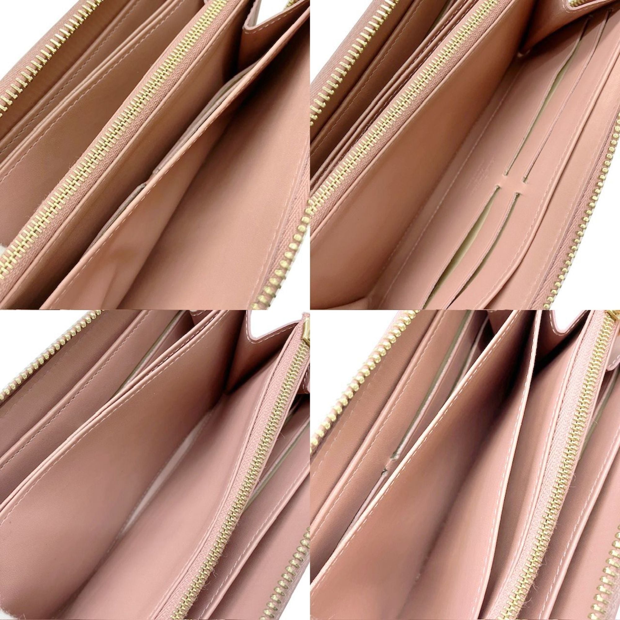 Louis Vuitton Pink Vernis Long Wallet
