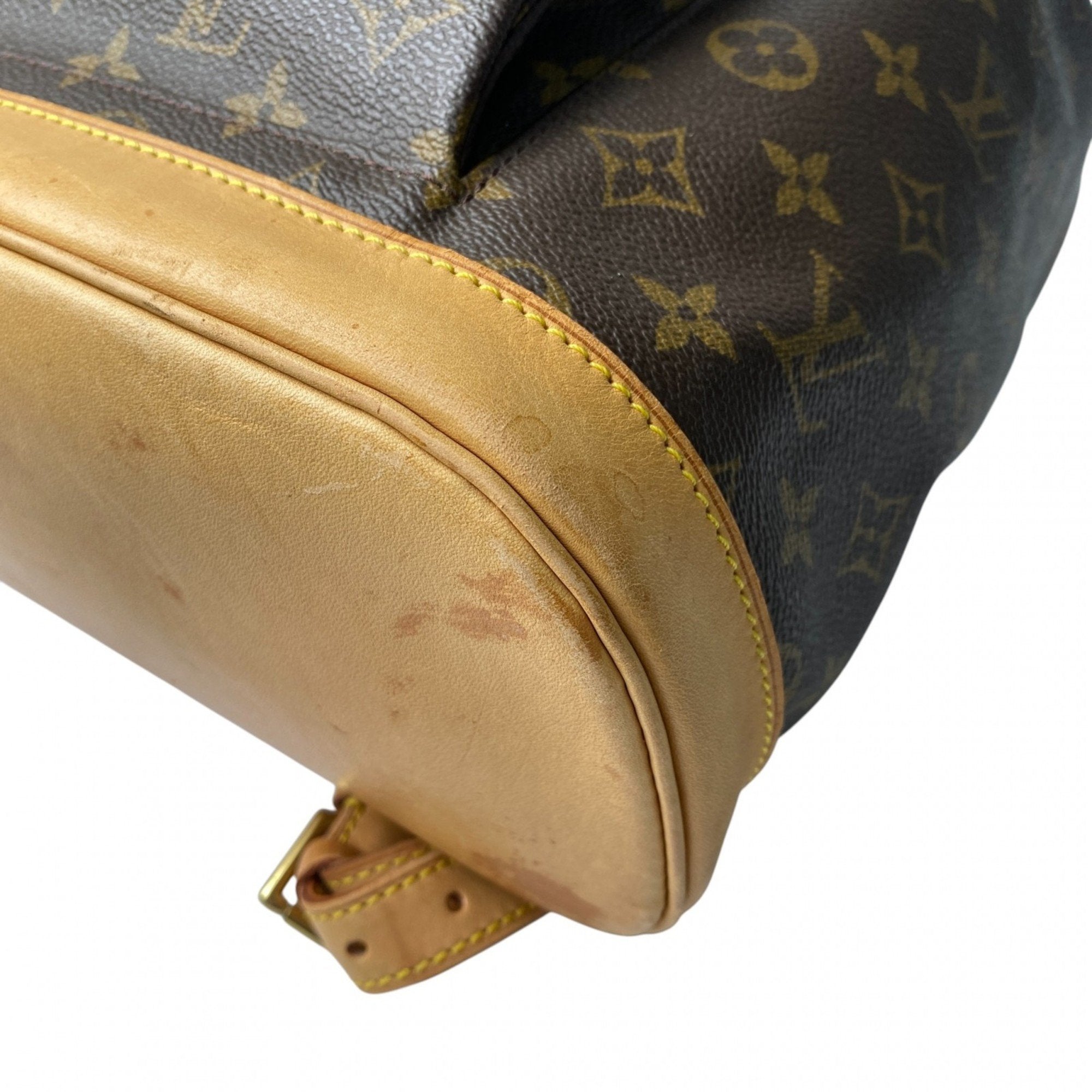 Louis Vuitton Brown Pvc Leather Backpack