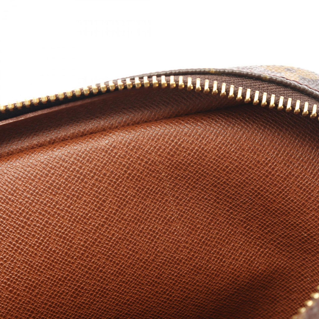 Louis Vuitton Brown Coated Canvas Leather Shoulder Bag