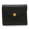 Louis Vuitton Black Noir Monogram Empreinte Leather Wallet (Tri-Fold)