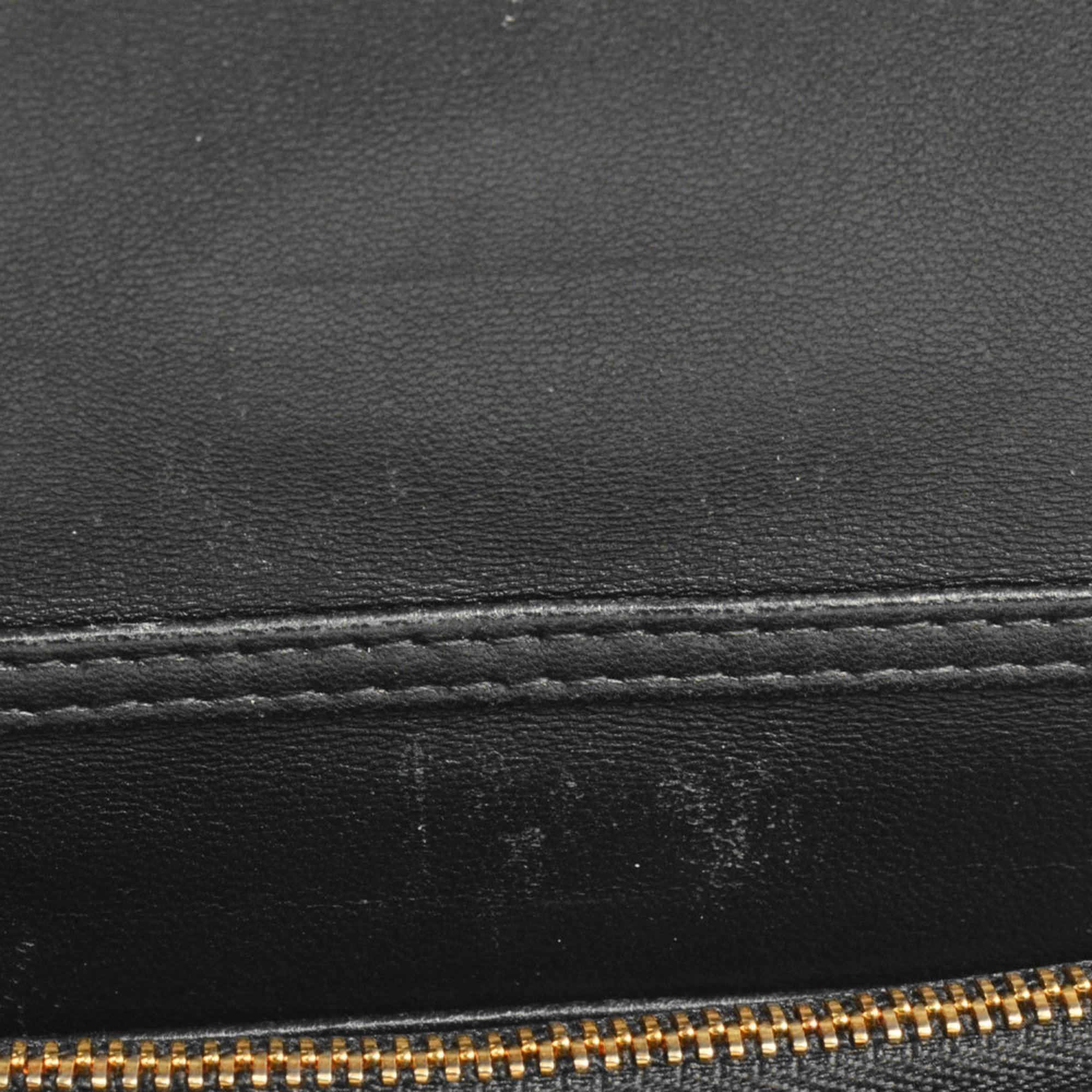 Christian Dior Black Leather Shoulder Bag (Pre-Owned)