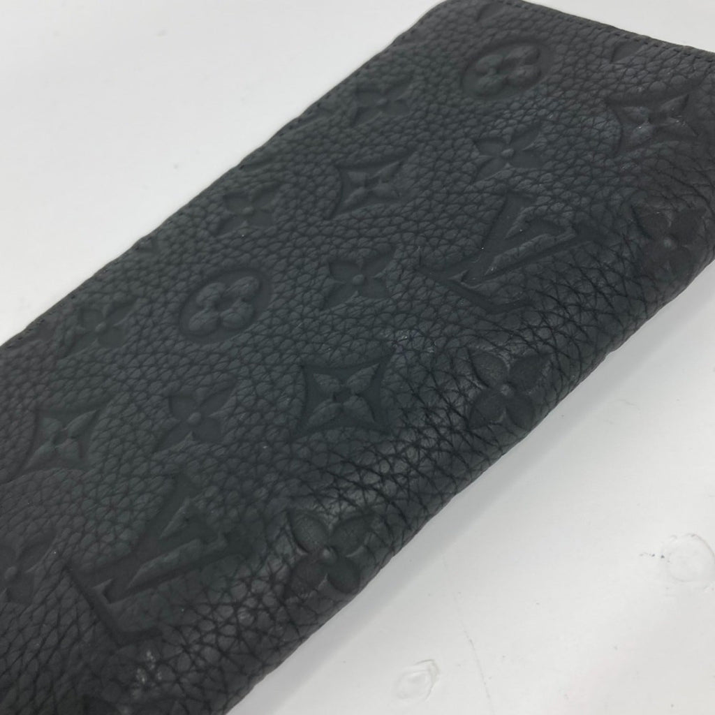Louis Vuitton Monogram Black Monogram Noir Monogram Long Bill Wallet