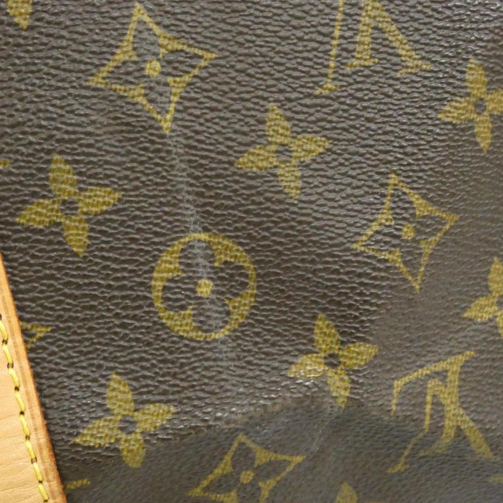 Louis Vuitton Marron Coated Canvas Boston Bag