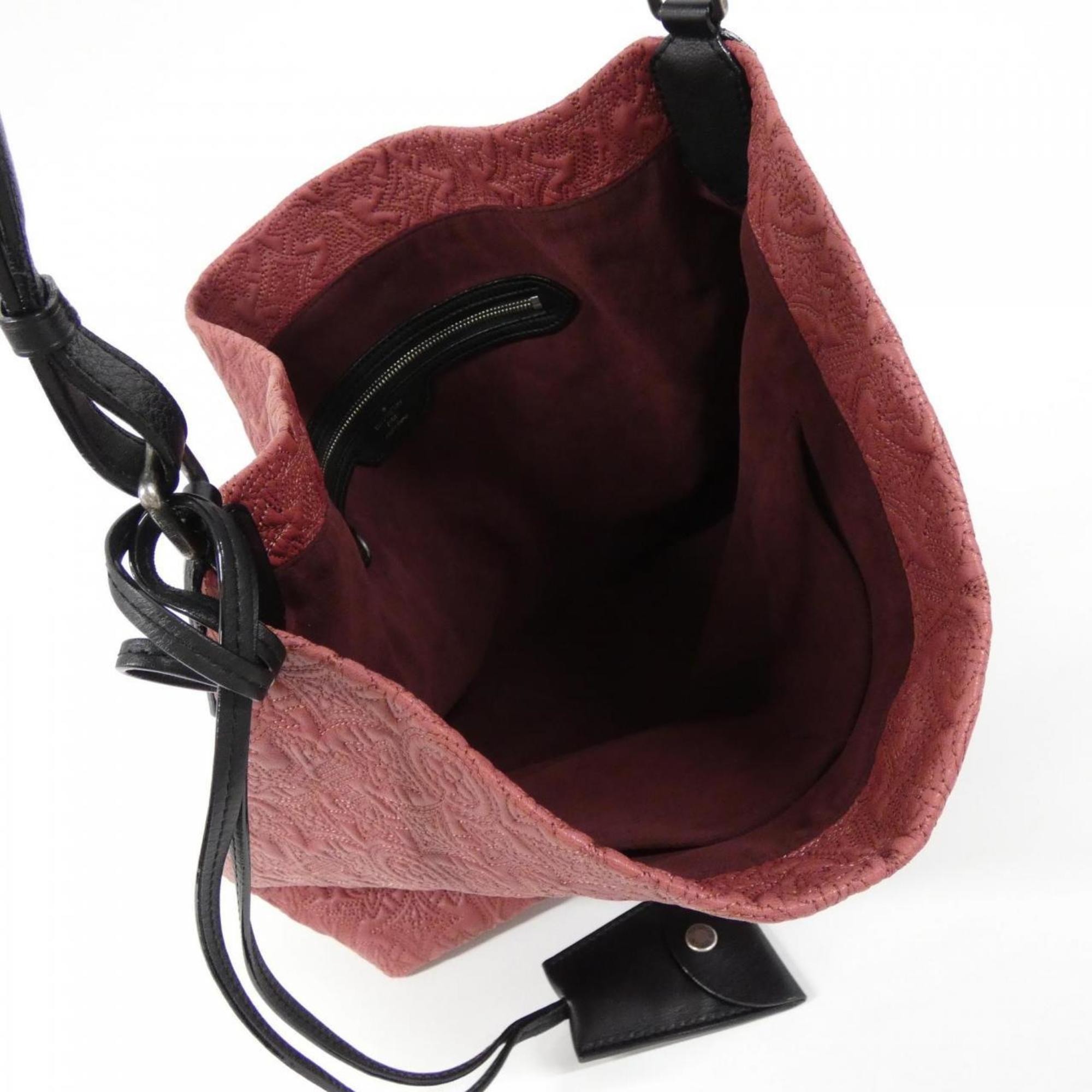 Louis Vuitton Framboise Leather Shoulder Bag