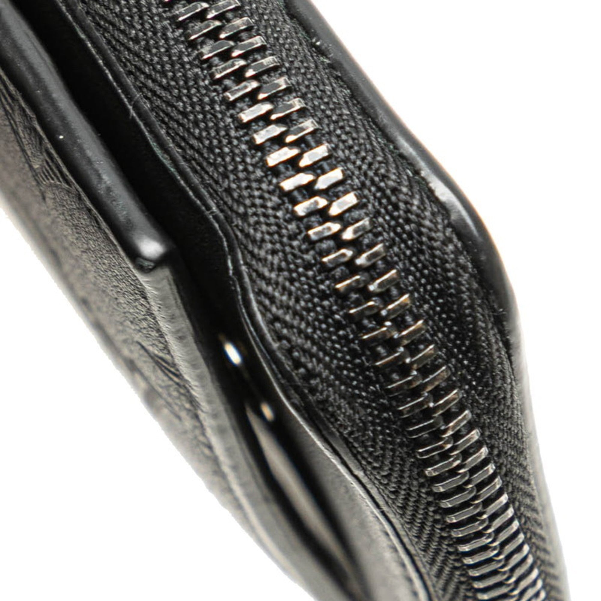 Louis Vuitton Black Noir Leather Coin Purse/Coin Case