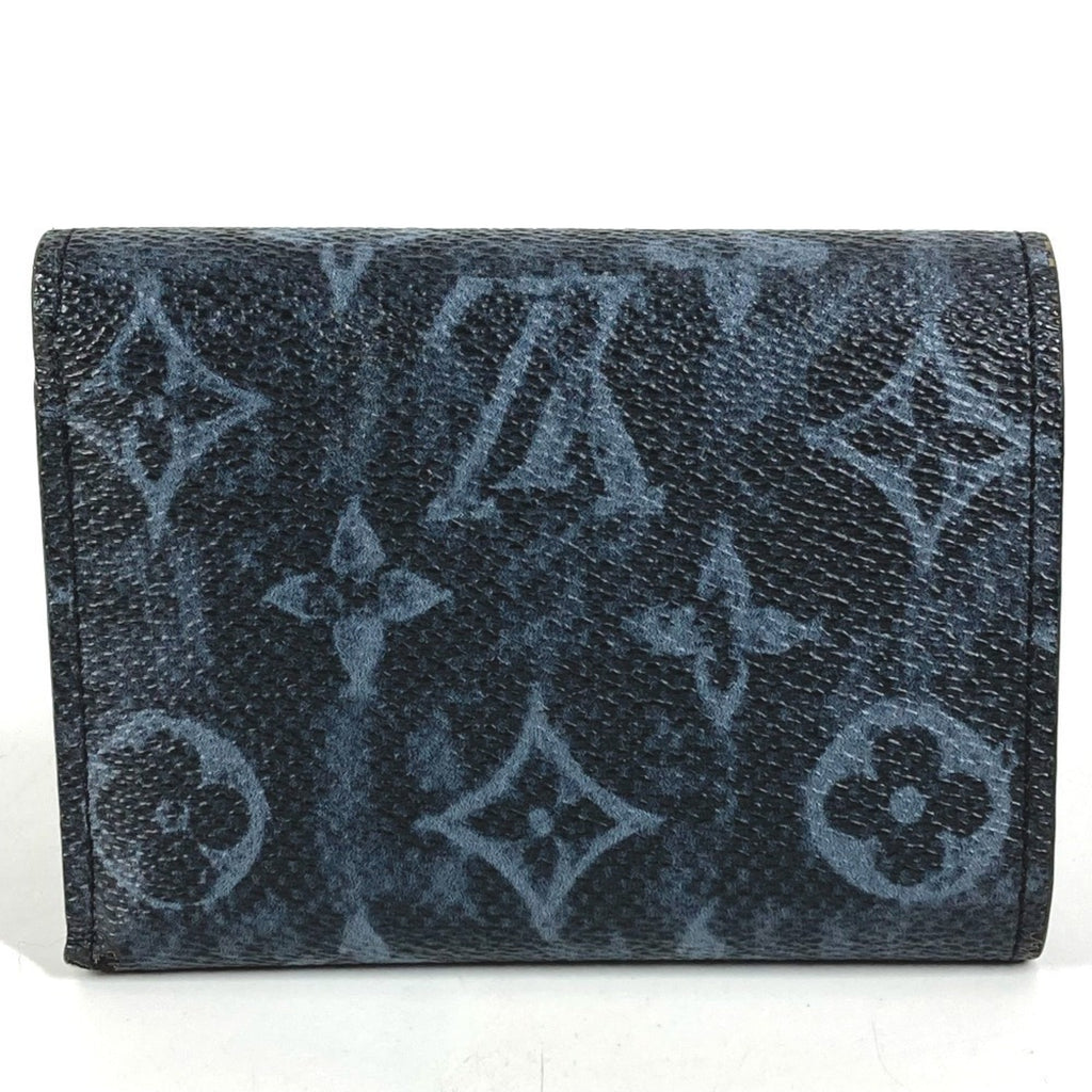Louis Vuitton Navy Leather Chain/Shoulder Wallet
