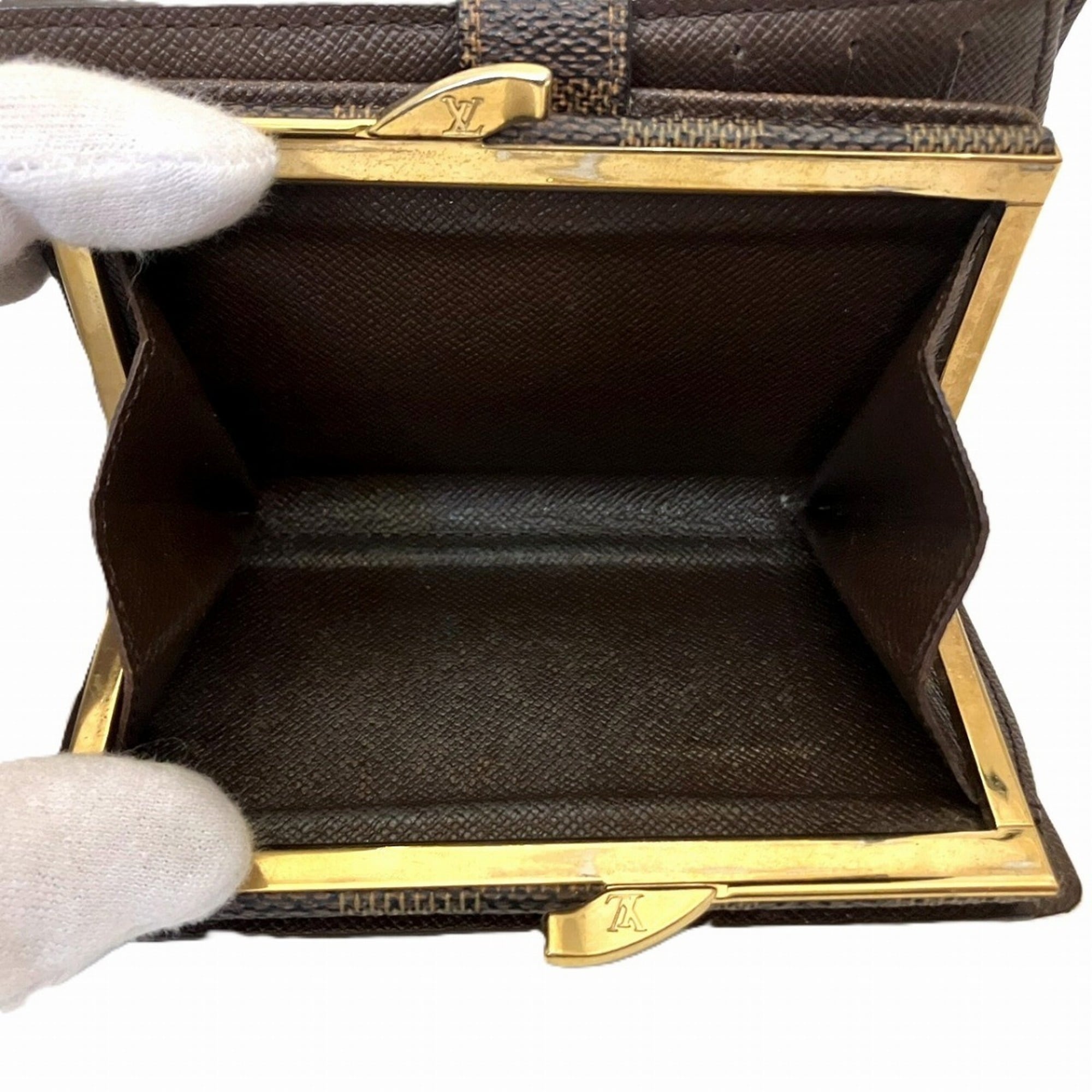 Louis Vuitton Monogram Brown Damier Canvas Damier Canvas Wallet