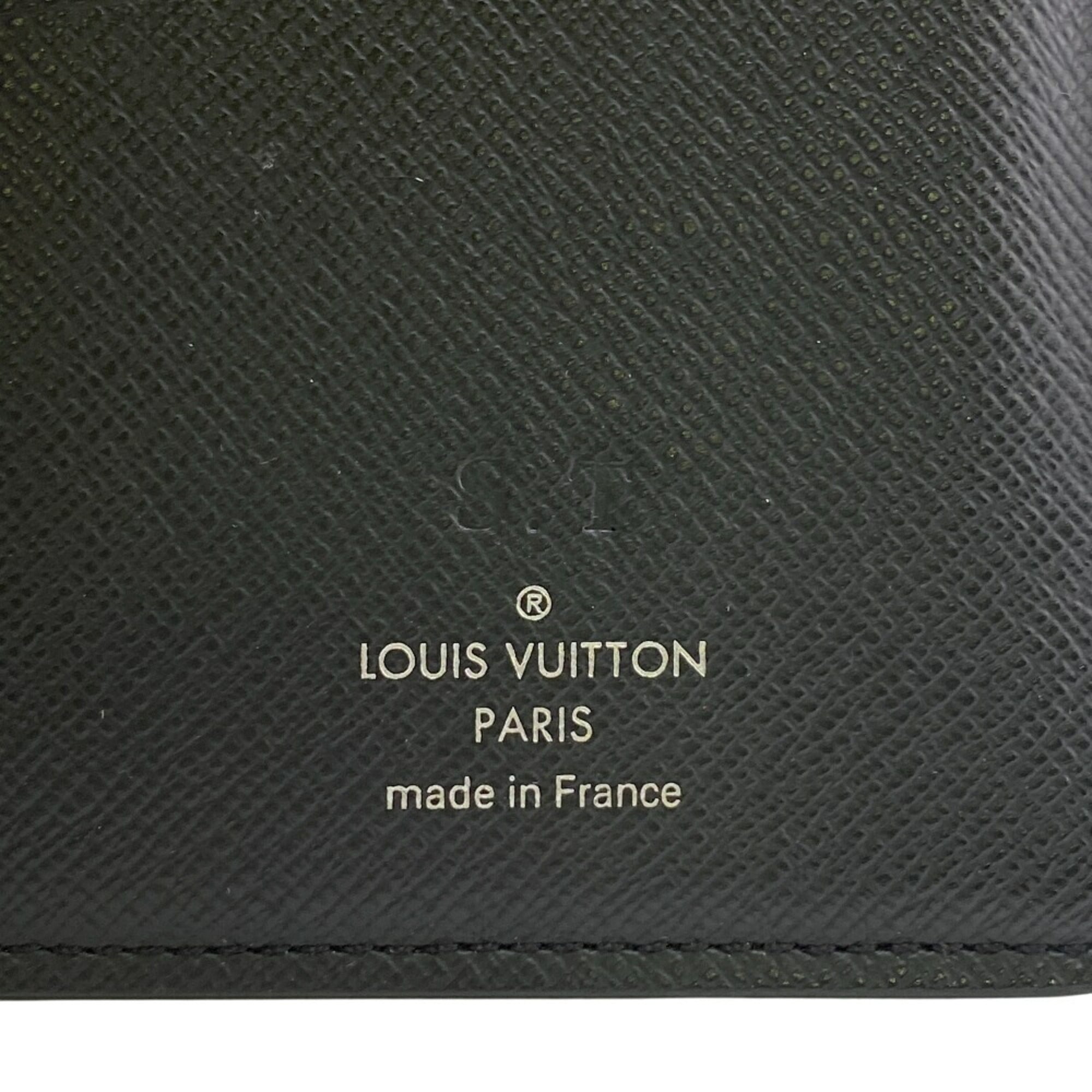 Louis Vuitton Black Noir Leather Long Wallet