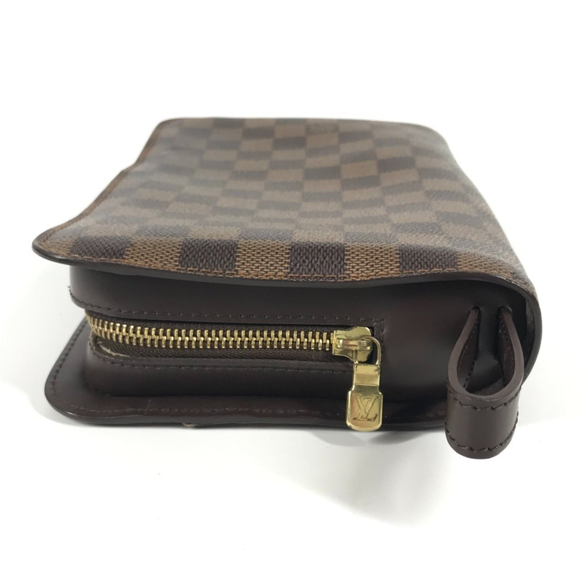 Louis Vuitton Brown Ebene Damier Canvas Clutch Bag Pouch
